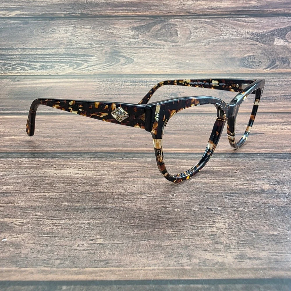 Kirkland Signature Wookie PET 1266834 Tortoise 53-49-140 Made‎ in Italy glasses